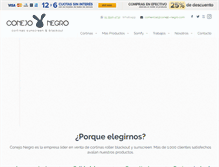 Tablet Screenshot of conejo-negro.com